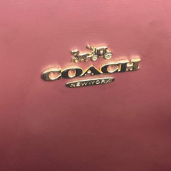 COACH Large Leather Town Tote Double Handle Shoulder Bag Style no F79983 - Picture 14 of 16